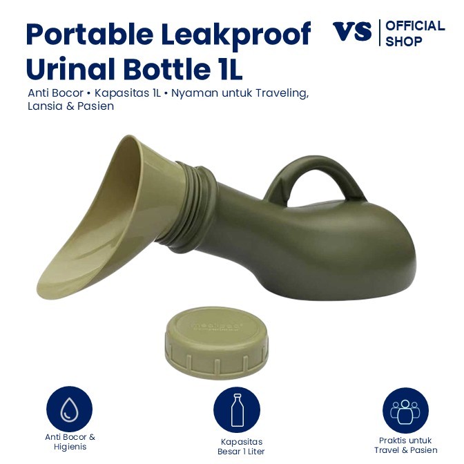 Varen Skin โถปัสสาวะแบบพกพา Leak-Proof Pee Bottle 1L SEVENA Y1300