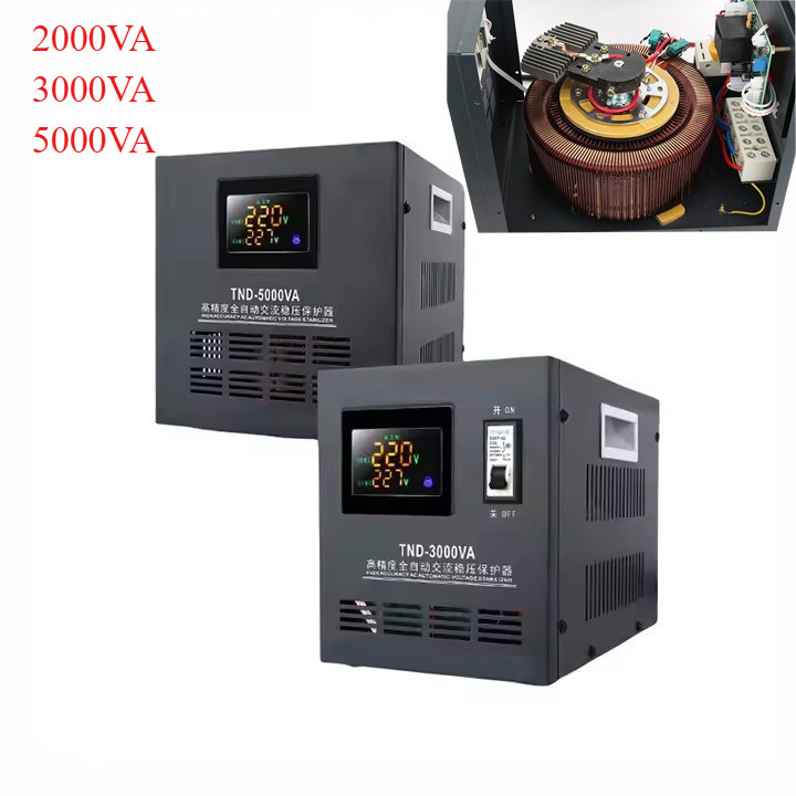 หม้อเพิ่มไฟ เครื่องปรับแรงดันไฟฟ้าอัตโนมัติ รุ่น Stabilizer 2KW 3KW 5KW