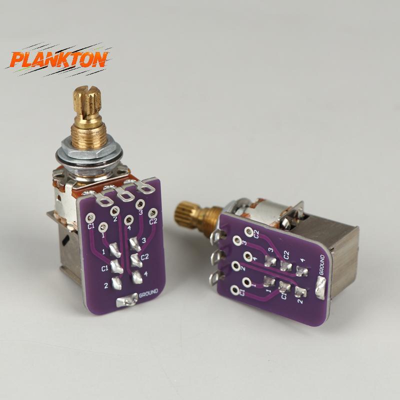 [YANG] ทนทาน B250K B500K Push-Pull Pot สําหรับการปรับเปลี่ยนเครื่องดนตรี 9.5 มม.เพลาเมตริก
