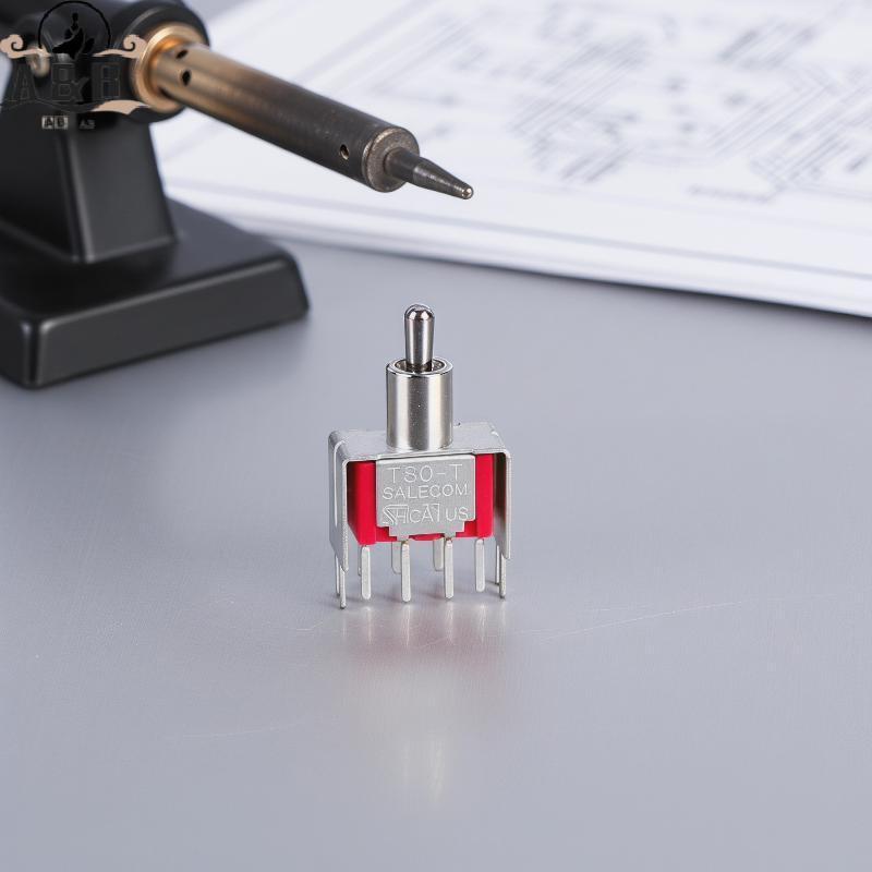[A&B] T80-T 3Pin Toggle Switch 2 ตําแหน่งพร้อม Braet สําหรับโครงการ DIY และโซลูชันการอัตโนมัติ {vn}