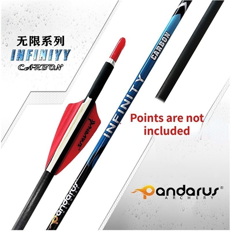 PANDARUS Id4.2 Straightness -/+0.003 Pure Carbon Competition Training 12pcs SP350-SP1500 โดยไม่มีจุด