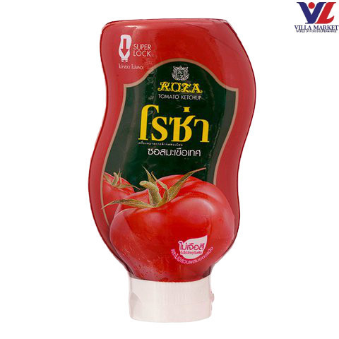 [สินค้าส่งด่วน] [1802] Roza Squeeze Tomato Ketchup Sauce ซอสมะเขือเทศแบบขวดบีบ 500g