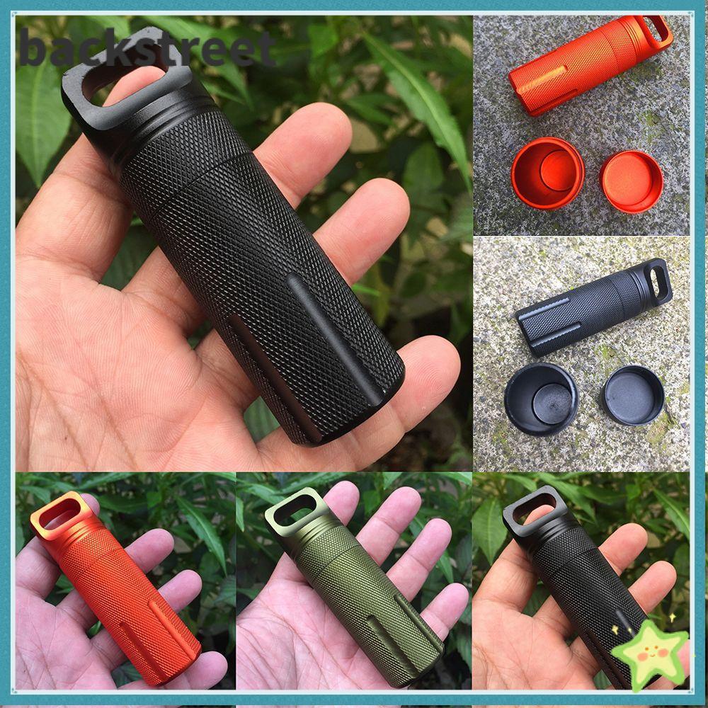 BACKSTAGEREETDV EDC Kit Container Storage Capsule Seal Bottles