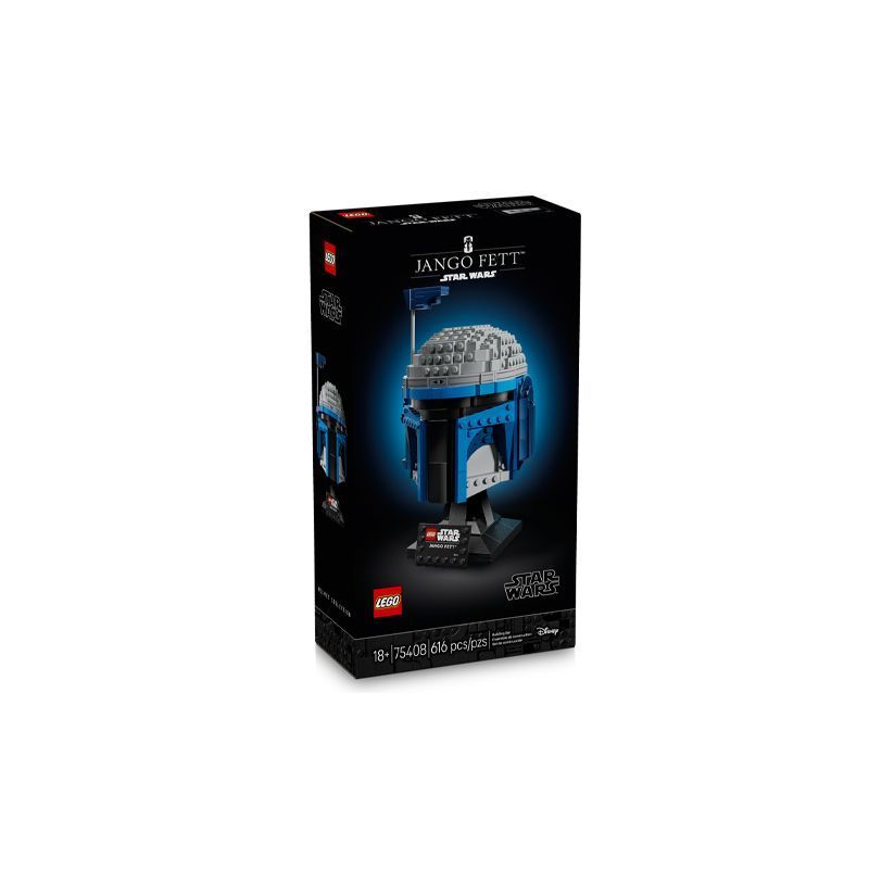 [] Star Wars Series 75408 James Fett Helmet Building Block Model Decorative Toy Gift