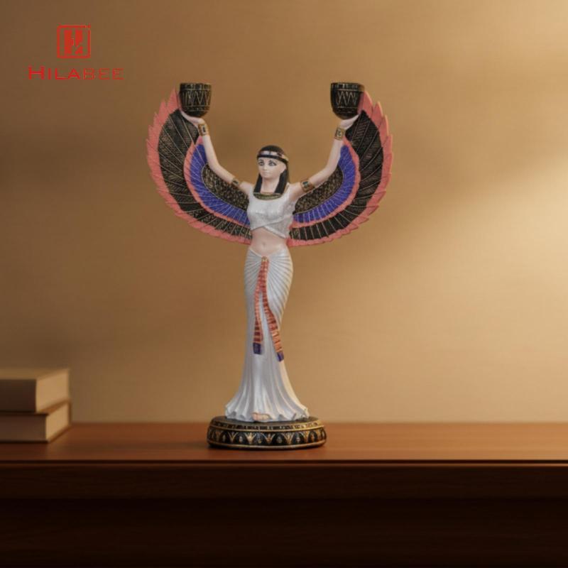 [UsusexaMY] ตุ๊กตา Deity โบราณเรซิ่น Pharaonic Deity Sculpture หลากสี