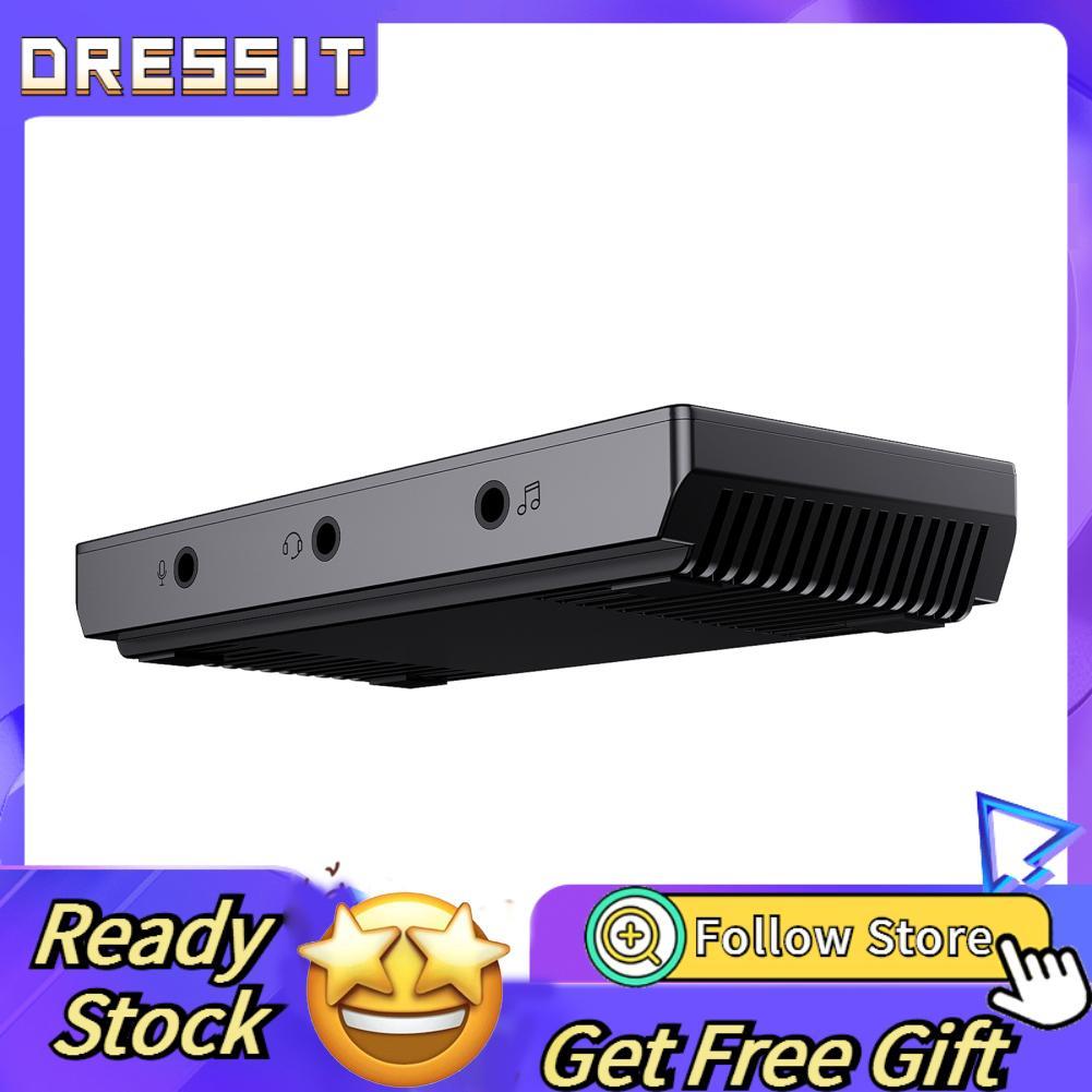 Dressit-th Dressit-th ezcap333 RAW 4K การ์ดจับภาพวิดีโอ HD Type-C USB3.0 กล่องสูงสุด 2160p 30fps เกม