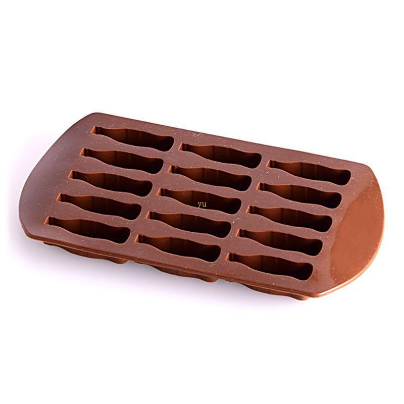 Yu 15-Cavity Wine Bottle Molds 3D Handmade Soap Bar Craft Kitchen Baking Fond Tool