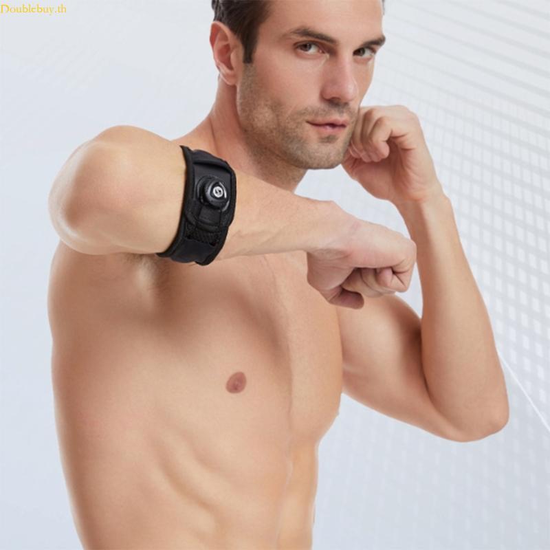 Doublebuy Elbow Support สายรัดข้อศอกกอล์ฟ ปลอกแขนข้อศอกสําหรับยกน้ําหนัก
