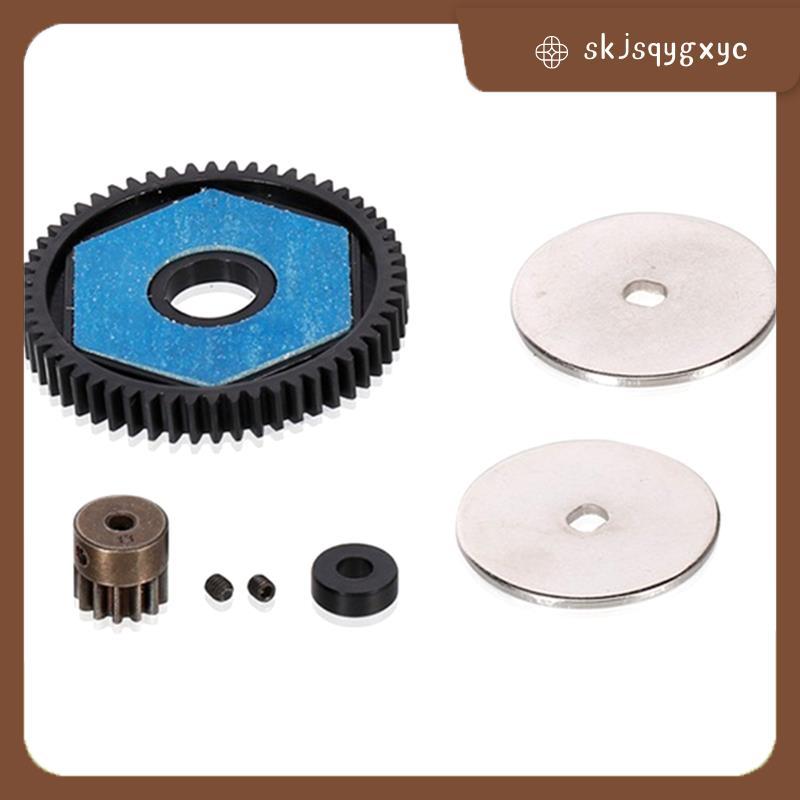 skjsqygxyc56T Spur Gear เปลี่ยน 13T เกียร์มอเตอร์เกียร์ชุดสําหรับ 1/10 RC Crawler รถ SCX10 SCX10 II 