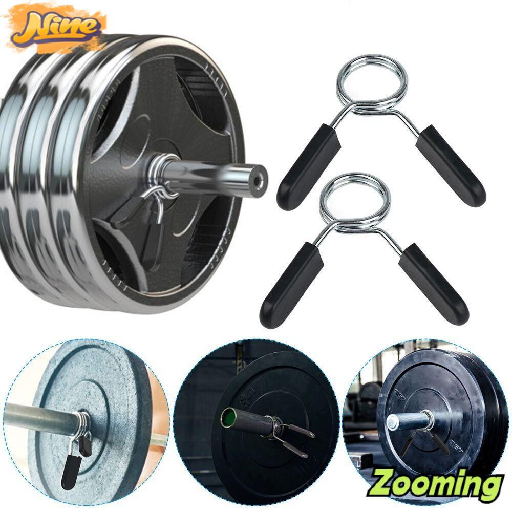 ZOOMING Spring Clamp Collars, Spring Collar Clips Dumbbell Lock Clamp Dumbbells Clip, 25/28/30mm การ