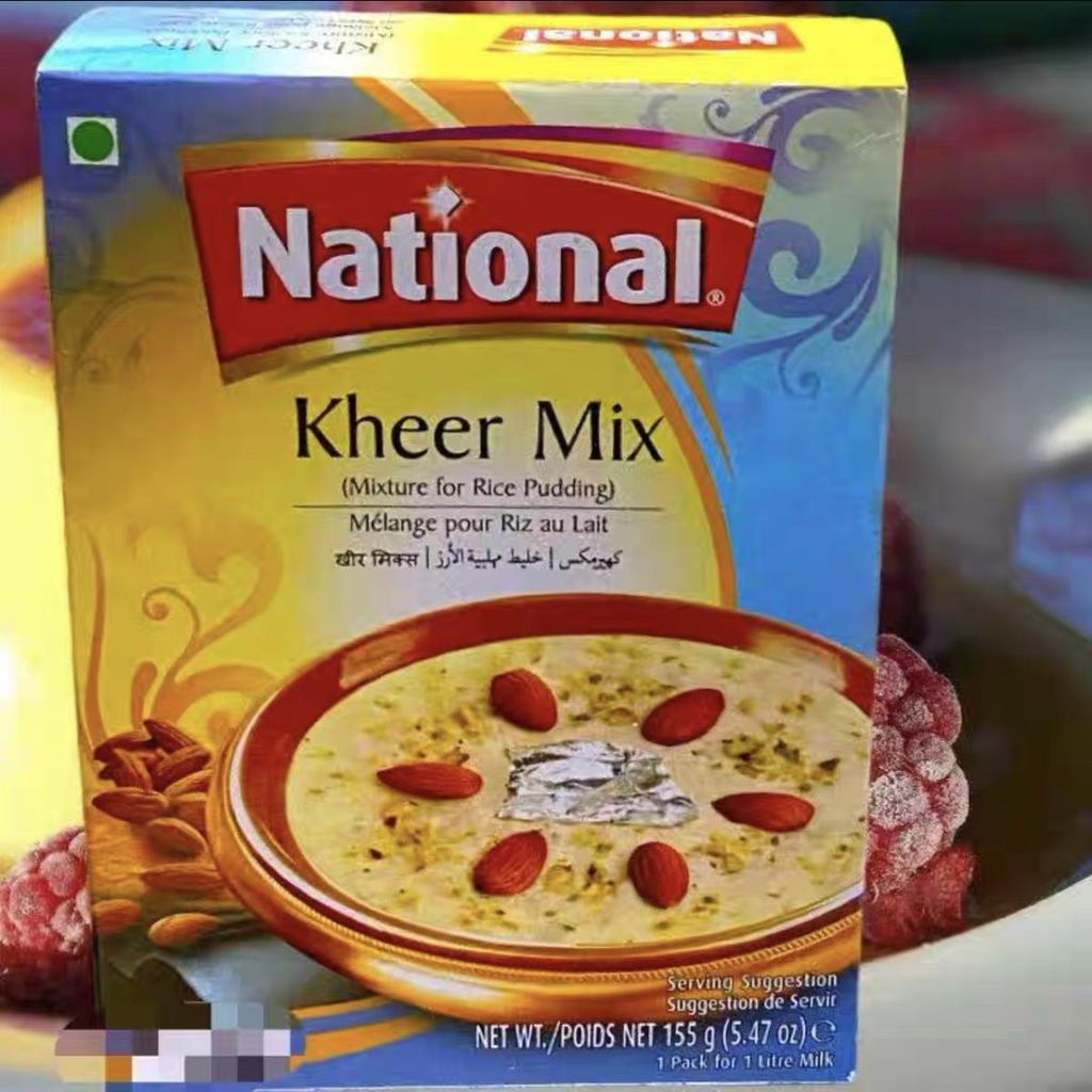 National Kheer Mix Pakistan ผงพุดดิ้งนําเข้า ผงพุดดิ้งข้าว 155G