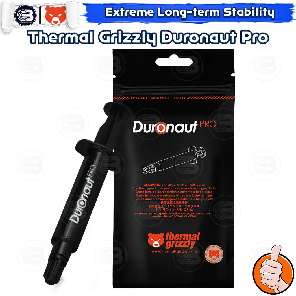 [CoolBlasterThai] THERMAL GRIZZLY DURONAUT PRO 6g.Thermal compound (ซิลิโคนนำความร้อน)