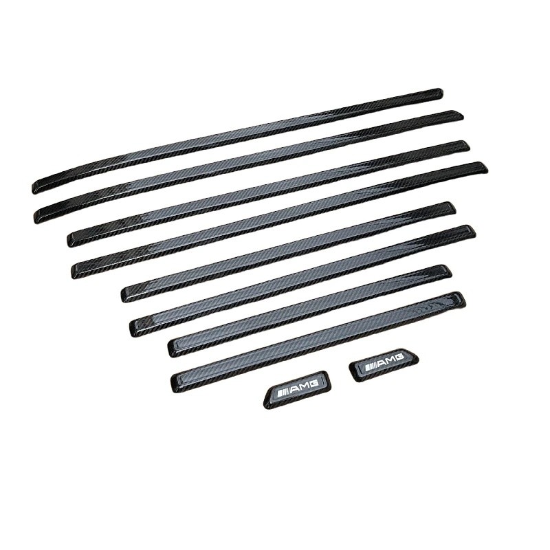 J8KE สําหรับ Mercedes Benz G-Class W464 แห้งคาร์บอนไฟเบอร์ Body Trim Strip รถ Anti-collision Strip G