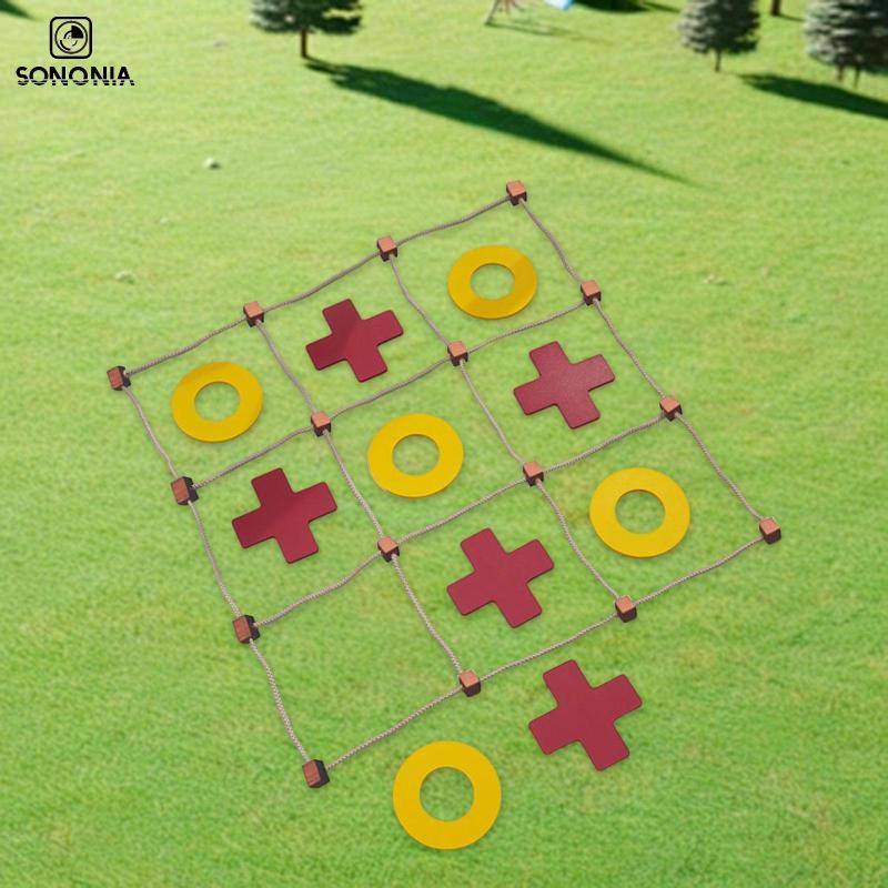 [SONONIA] Tic TAC Toe Game XO Chess Board Game Strategy Game Leisure Intelligent Family