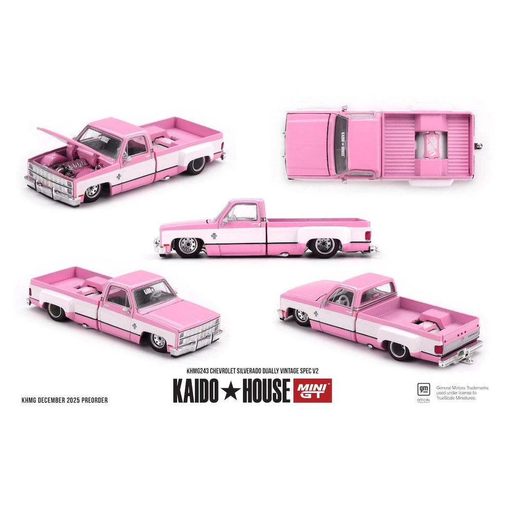 MINI GT No.243 Kaido House Chevrolet Silverado Dually Vintage Spec V2 KHMG243