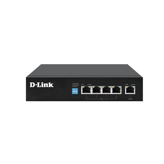 D-Link DGS-F1005P-E PoE Switch (5 พอร์ต/ 10/100/1000 Mbps)