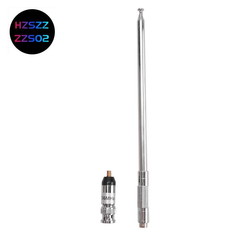 Hzszzzzs02z118-136MHZ BNC Telescopic Antenna กําไรสูง Airband เสาอากาศสําหรับ TH-28A TH-48A TH-78A ค