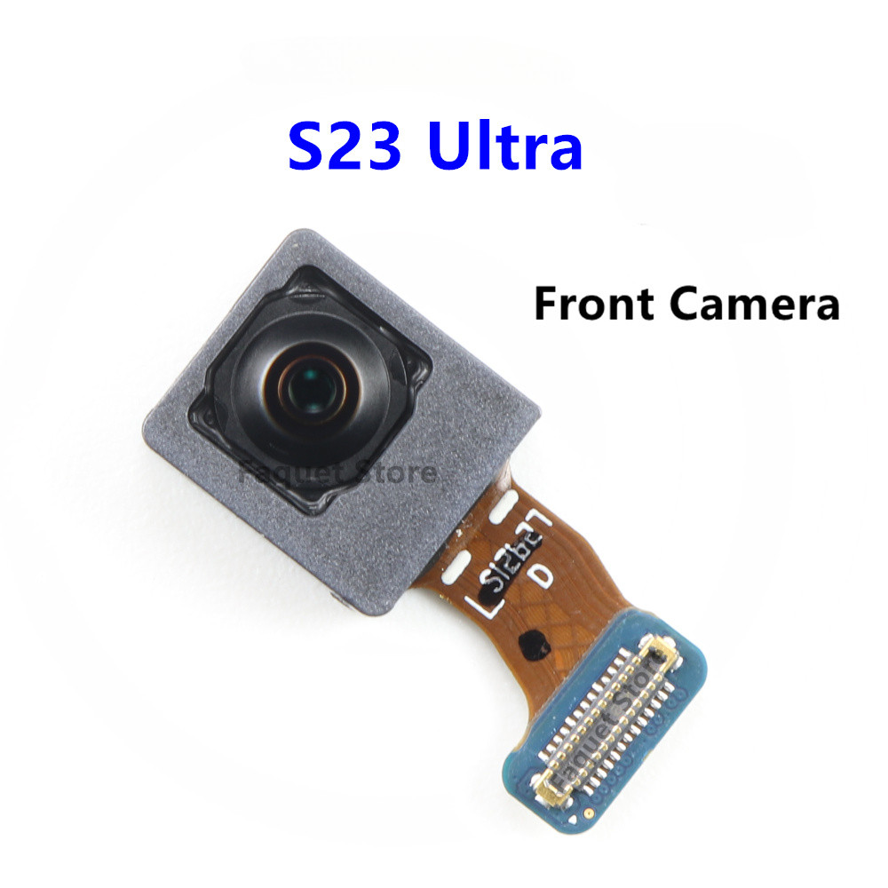 12 MP ด้านหน้าขนาดเล็ก Selfie กล้องโมดูล Flex สําหรับ Samsung Galaxy S23 Ultra 5G SM-S918B S918U S91