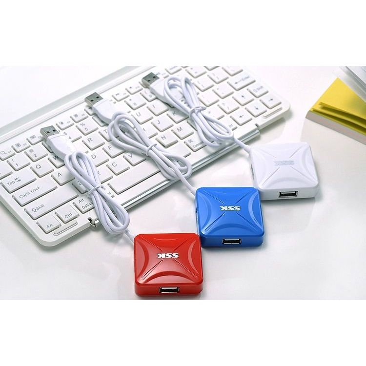 คอมพิวเตอร์ USB SSK USB 2.0 HUB One สําหรับ Four HUB 4-Port Beacon Splitter