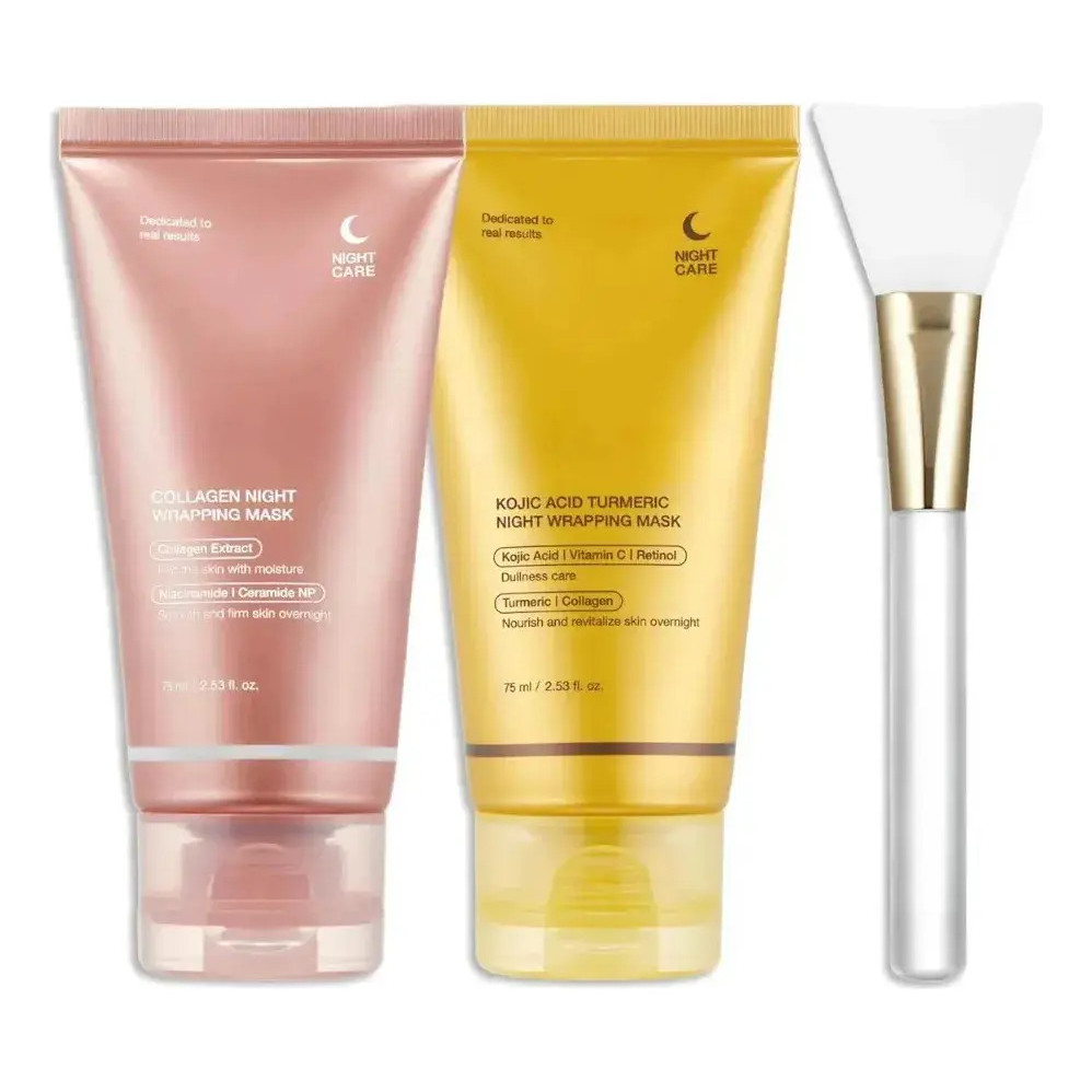 Double Effect Collagen and Saffron Mask Viral Glass Glow 1d0 YJAV