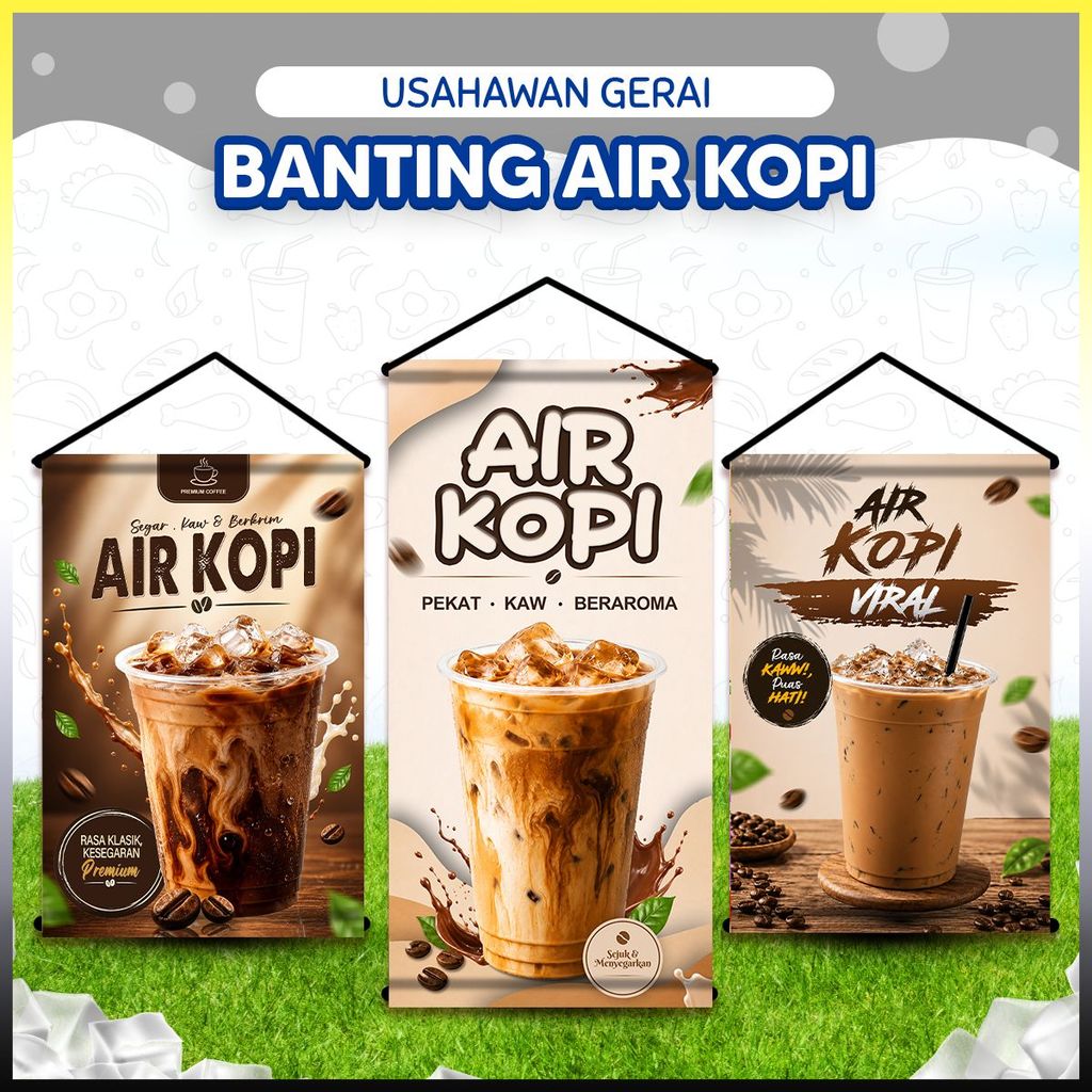 COFFEE WATER DROP Coffee Shop & Food Shop Stall Drink Kiosk Food Stall Bazaar, Night Market