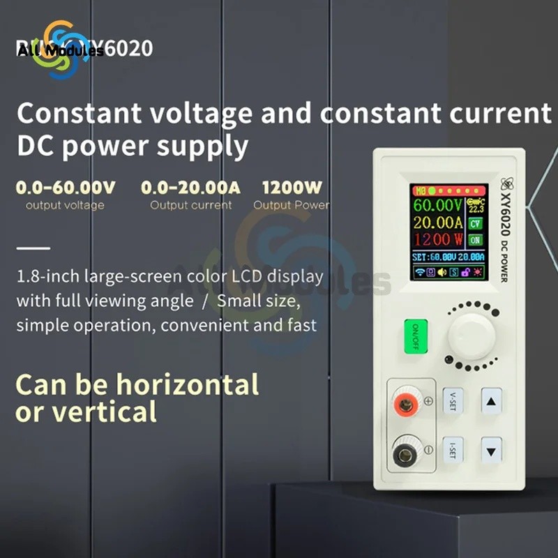 9FNH XY6020 XY6020-W CNC ปรับ DC ขั้นตอนลงแรงดันไฟฟ้า Bench แหล่งจ่ายไฟ Buck Converter 20A 1200W แรง