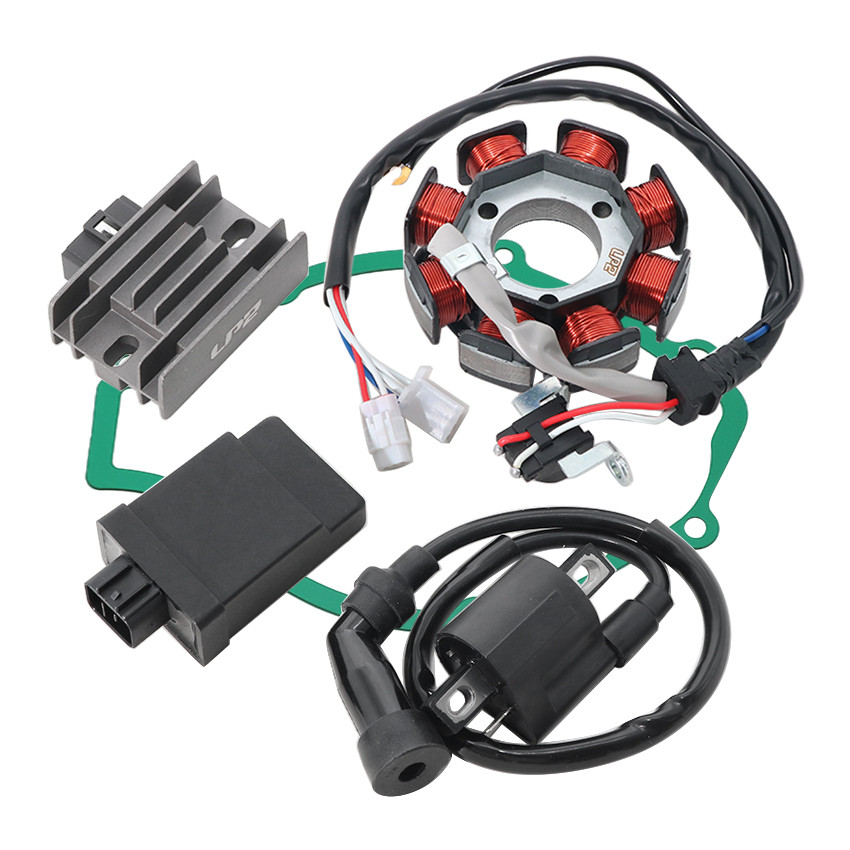 Stator Coil Regulator Rectifier ปะเก็นชุดสําหรับ Yamaha XT125 XT125R 2007-2008 XT125X 2007-2008 YBR1
