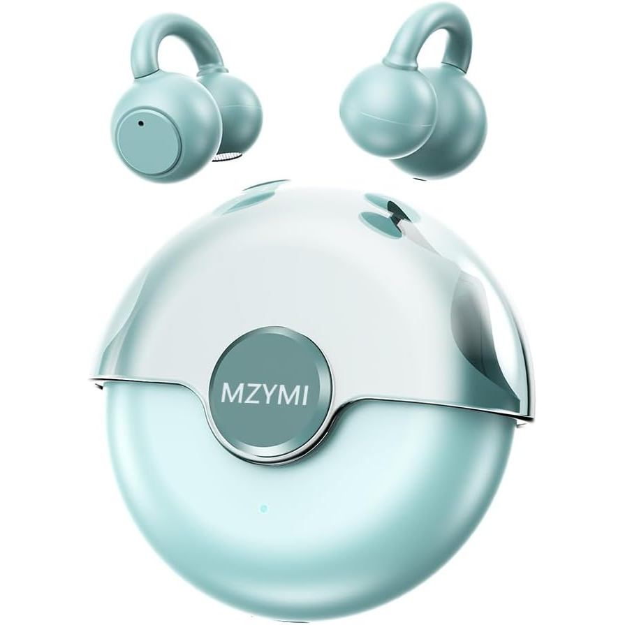 หูฟังแบบเปิดหู, หูฟัง Bluetooth Clip On สําหรับเล่นกีฬา (Sky Blue)