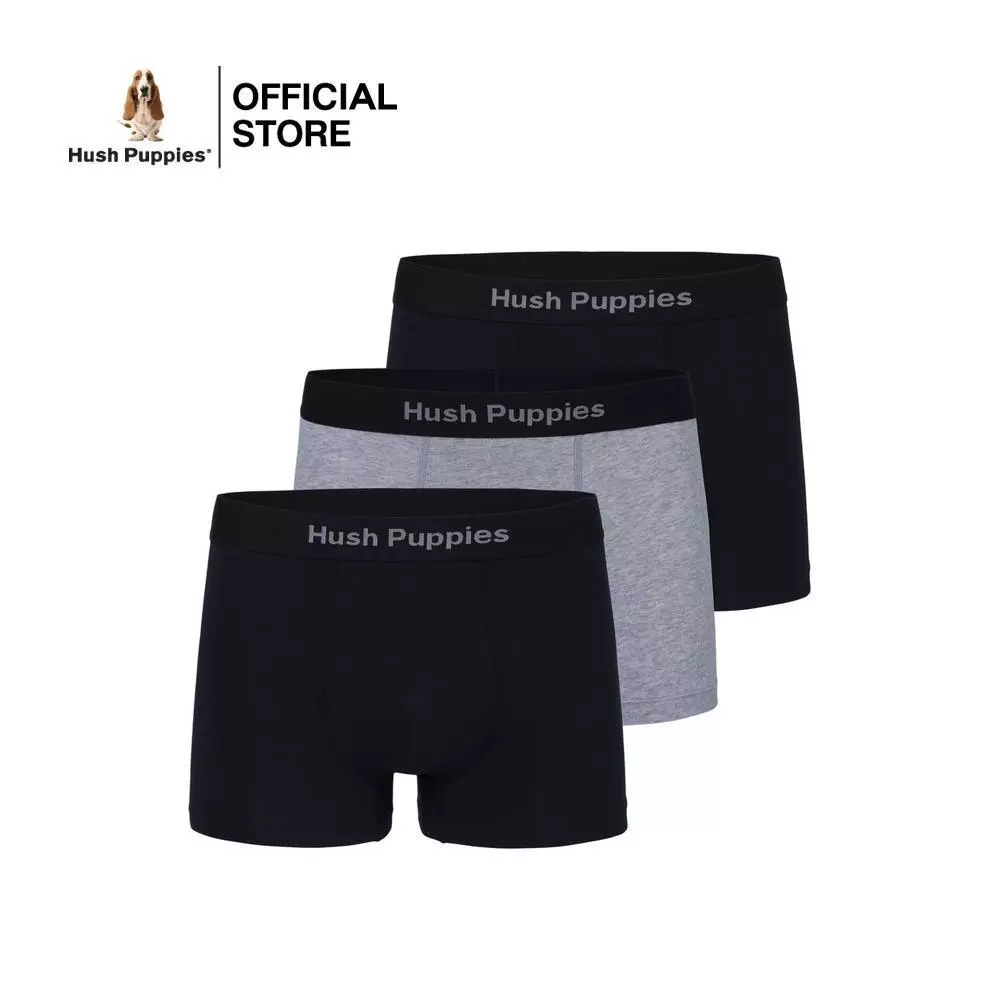Hush puppies Underwear กางเกงในชาย Basics รุ่น HU HU3BC3001 แพ็ค3 Boxer Brief