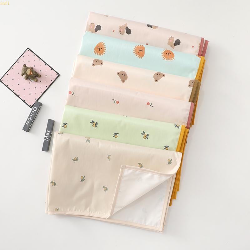 Infi เด็กวัยหัดเดินเตียงผ้าอ้อม Liners Pad เปลี่ยน Pad Liners ล้างทําความสะอาดได้เปลี่ยน Mat Liners
