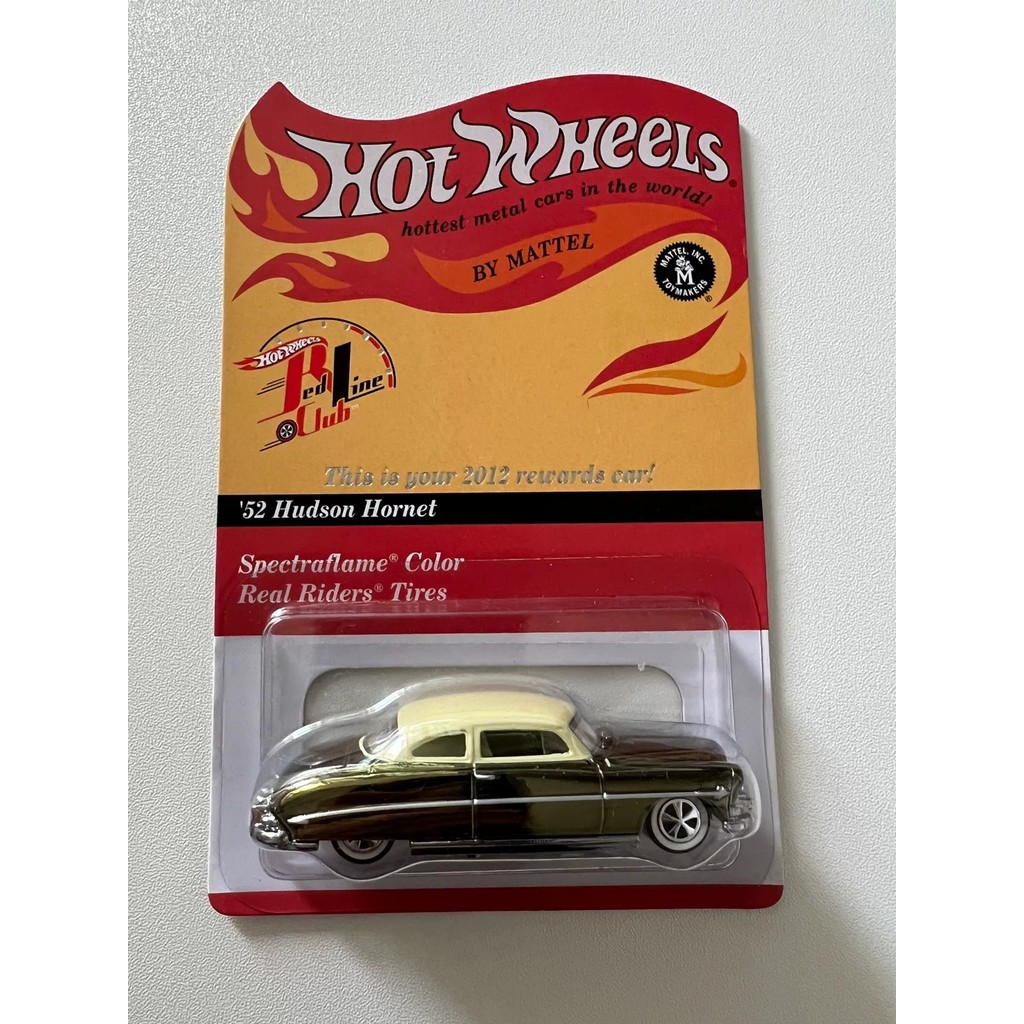 [เด็กกําพร้าสต็อกพร้อม] ล้อร้อน rlc Hudson Hornet 52 Hudson Hornet ใหม่เอี่ยม