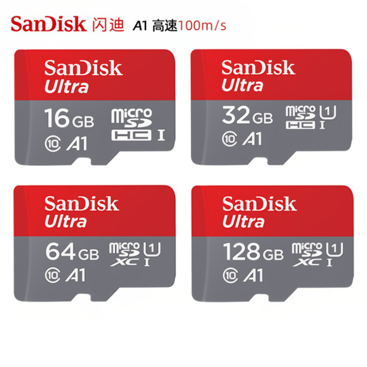 ssd 500gb sdcard Sandi TF การ์ดหน่วยความจํา 16G 32G 64G 128G C10 การ์ดหน่วยความจําเครื่องบันทึกการขั