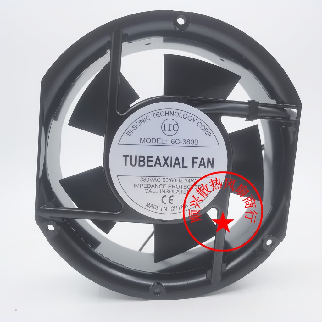 ยี่ห้อใหม่ BI-SONIC 6C-230B/6C-380B 230V/380V 17251 แชสซีพัดลมระบายความร้อน