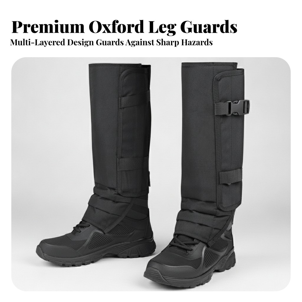 Gaiters Lower-Leg Gaiters อเนกประสงค์พร้อมสายรัดหัวเข็มขัดปรับความปลอดภัยสําหรับ Hikers, Trail Walki