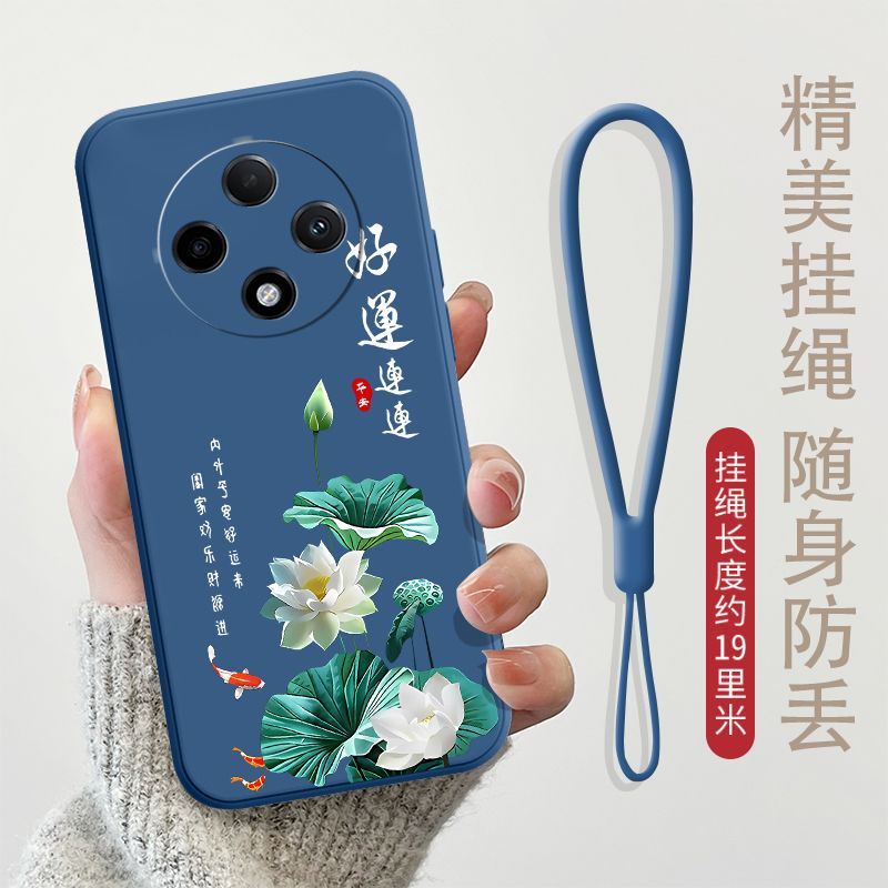 สไตล์จีน oppoa3pro เคสโทรศัพท์ PJY110 ซิลิโคนเหลว รวมทุกอย่าง แห่งชาติ อินเทรนด์ เคสนิ่ม ปลอดภัย โชค