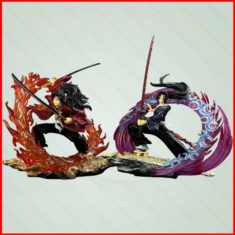 PF Demon Slayer Kokushibo Tsugikuni Yoriichi Action Figure อะนิเมะเดสก์ท็อปเครื่องประดับของเล่นสะสม