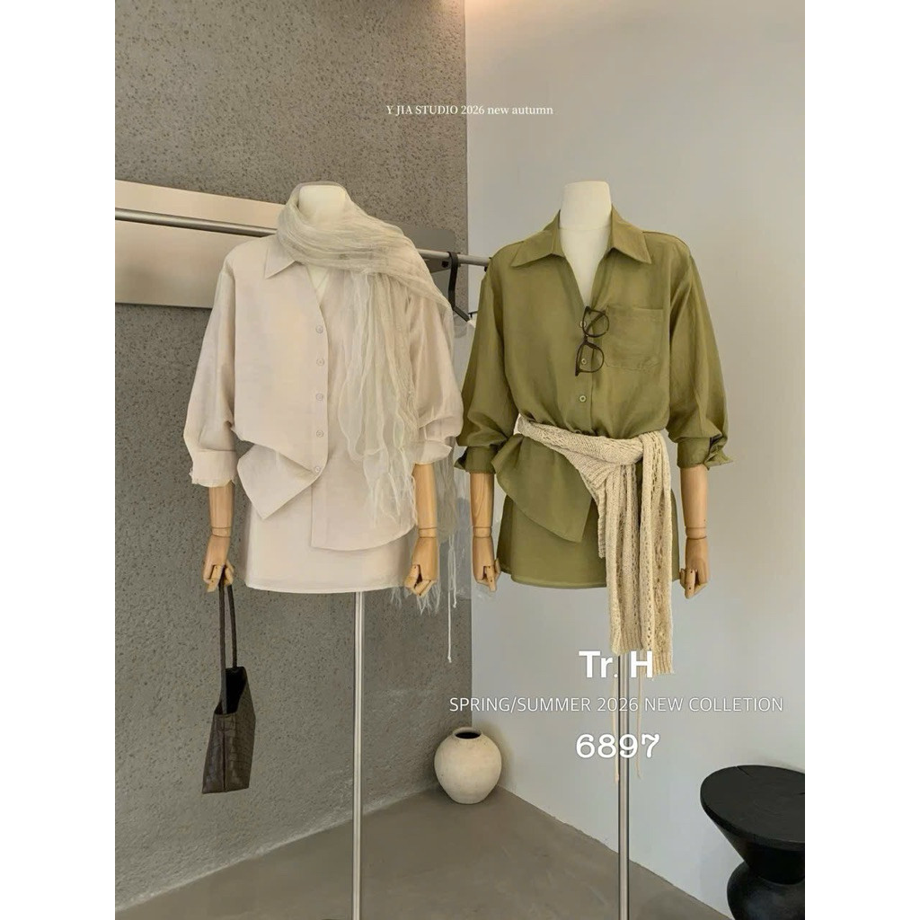 6897 ชุด SM Moss/Cream Y Jia LunaClassy Qccc T832F