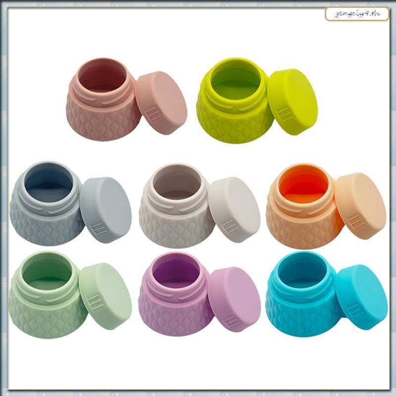 [ZBM] Face Cream Refill Bottle Silicone Travel Refill Cosmetic Lotion Cream Bottle Cream Box,Silicon