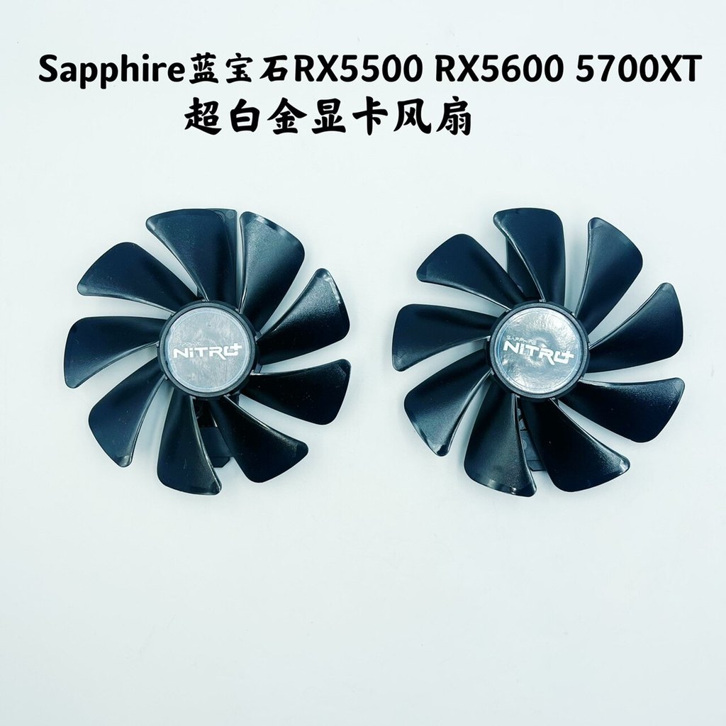 พัดลมการ์ดกราฟิก Sapphire Sapphire RX5500 RX5600 5700XT Ultra Platinum