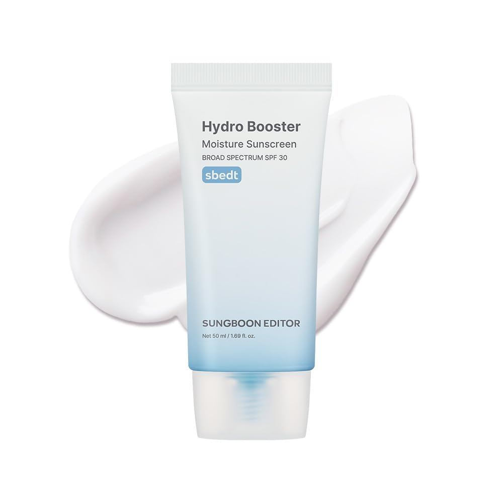 SUNGBOON EDITOR Hydro Booster Sunscreen,SPF 30,Non-Greasy,Lightweight,Moisturizing ครีมกันแดดเกาหลี,