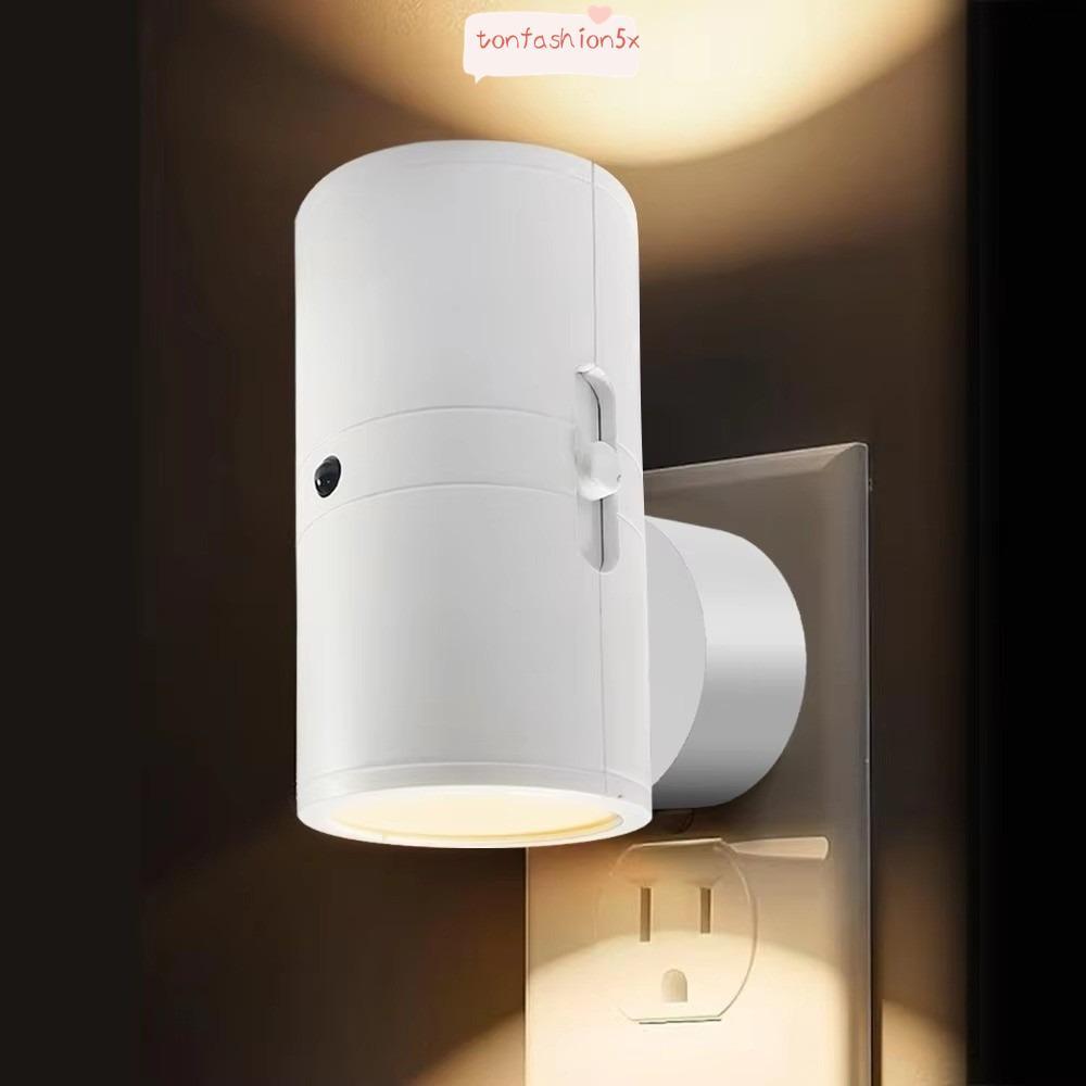 ITRUMPET Plug In Night Light,Dual Lighting Warm Light LED Night Light,ทนทานปรับความสว่าง Light Senso