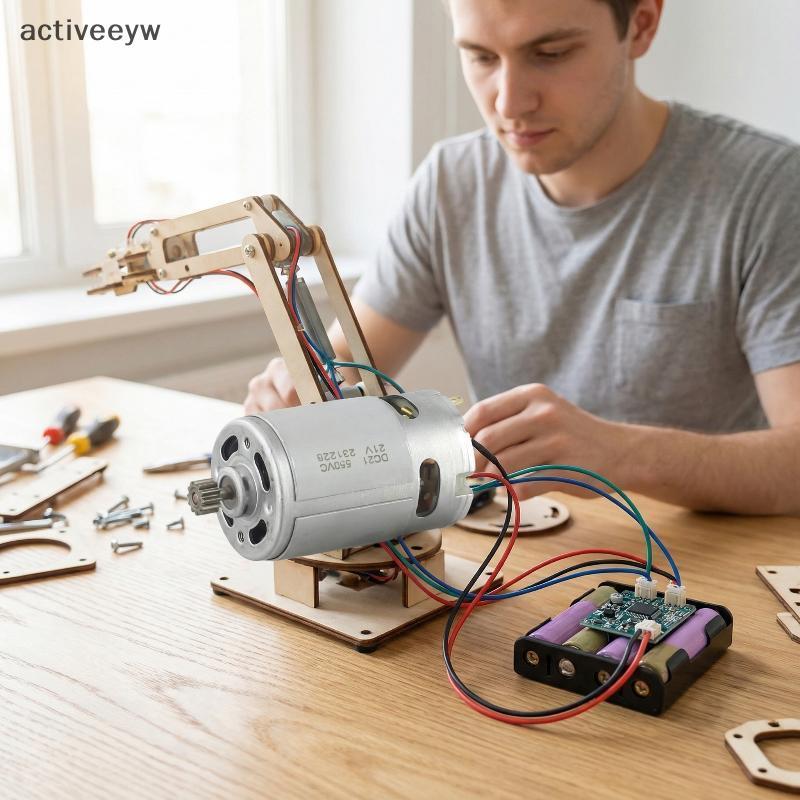 Activeeyw] 21V RS550 มอเตอร์สําหรับสว่านไร้สายมอเตอร์ไฟฟ้าประสิทธิภาพสูง DIY Assembly ทํางานใหม่