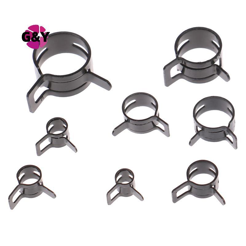 G & Y 10 ชิ้นท่อ Clamps การใช้ท่อสาย Water Clamp Hoops Air Tube Fastener ฤดูใบไม้ผลิคลิปเส้นผ่านศูนย