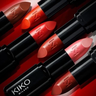 KIKO MILANO Smart Fusion Lipstick สมาร์ท ฟิวชั่น ลิปสติก (ลิปเนื้อครีม, ชุ่มชื้น, สีสดชัด, เกลี่ยง่าย, ไม่ตกร่อง)