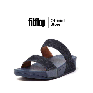 FITFLOP COMM-LULU GLITZ SLIDES รองเท้าแตะแบบสวมผู้หญิง รุ่น ET6-399 สี Midnight Navy