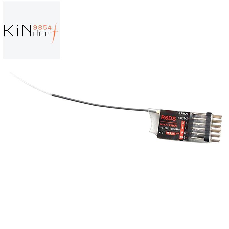 สําหรับ Radiolink R6DS 2.4G 6CH DSSS Receiver สําหรับ AT9 AT9S AT10 II เครื่องส่งสัญญาณ, Dual เสาอาก