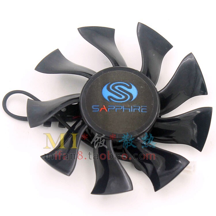 [หม้อน้ําขายร้อน] Sapphire HD5770/6770/7750/7770/7850/R7 350 Platinum Gold Internet Cafe Fan