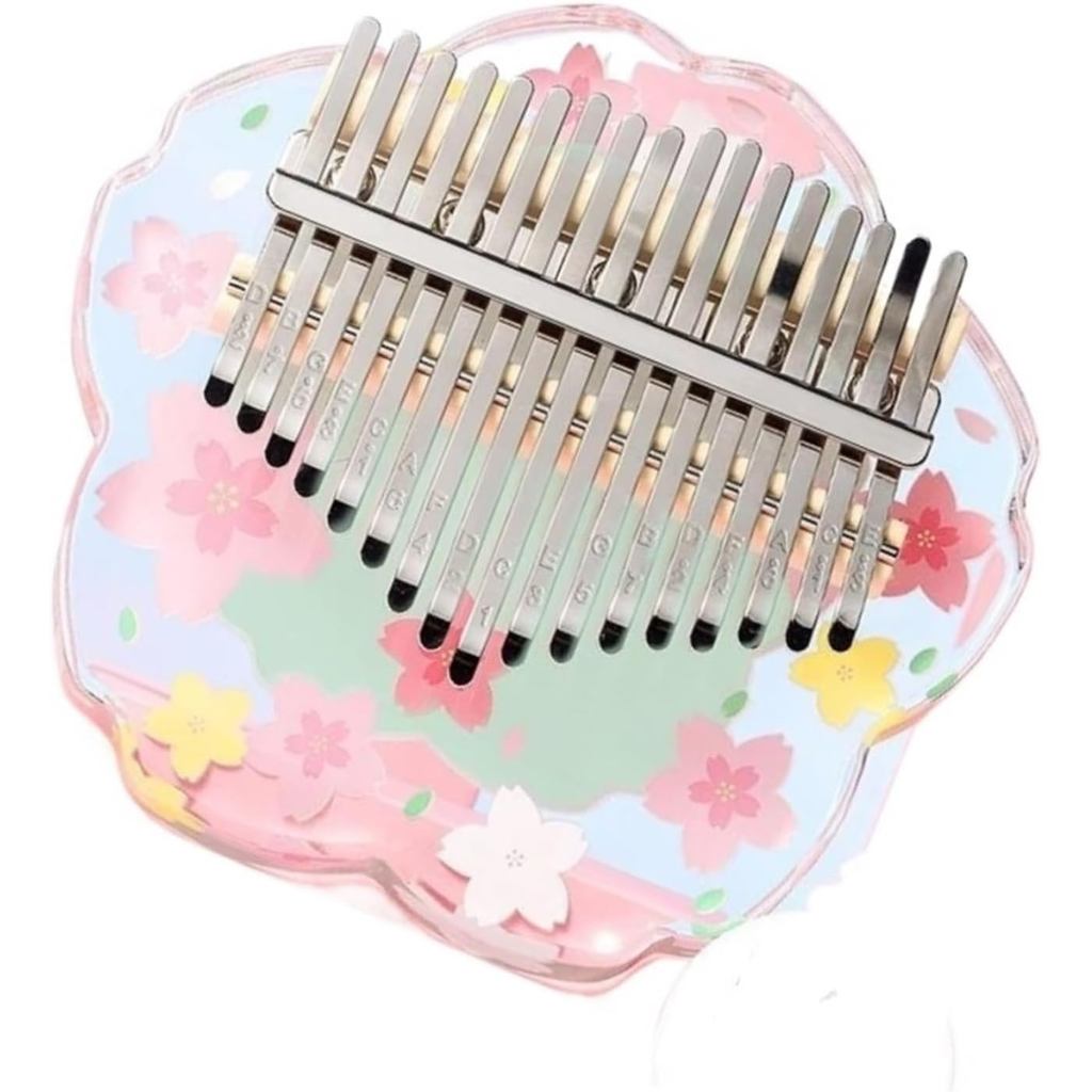 Beginner Carlimba 1721-Key Acrylic Carlimba Transparent เหมาะสําหรับผู้เริ่มต้น (21-Key) F2YV