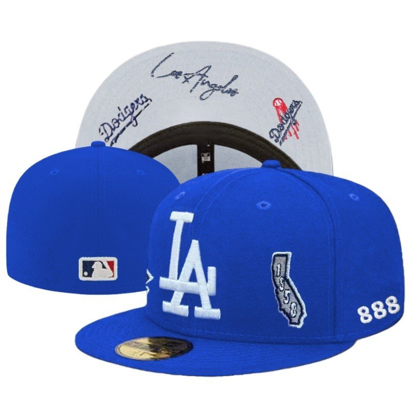 CODDodgers LA Blue Closed cap For Men Fashion backback cap Baseball Cap คุณภาพสูง F70S