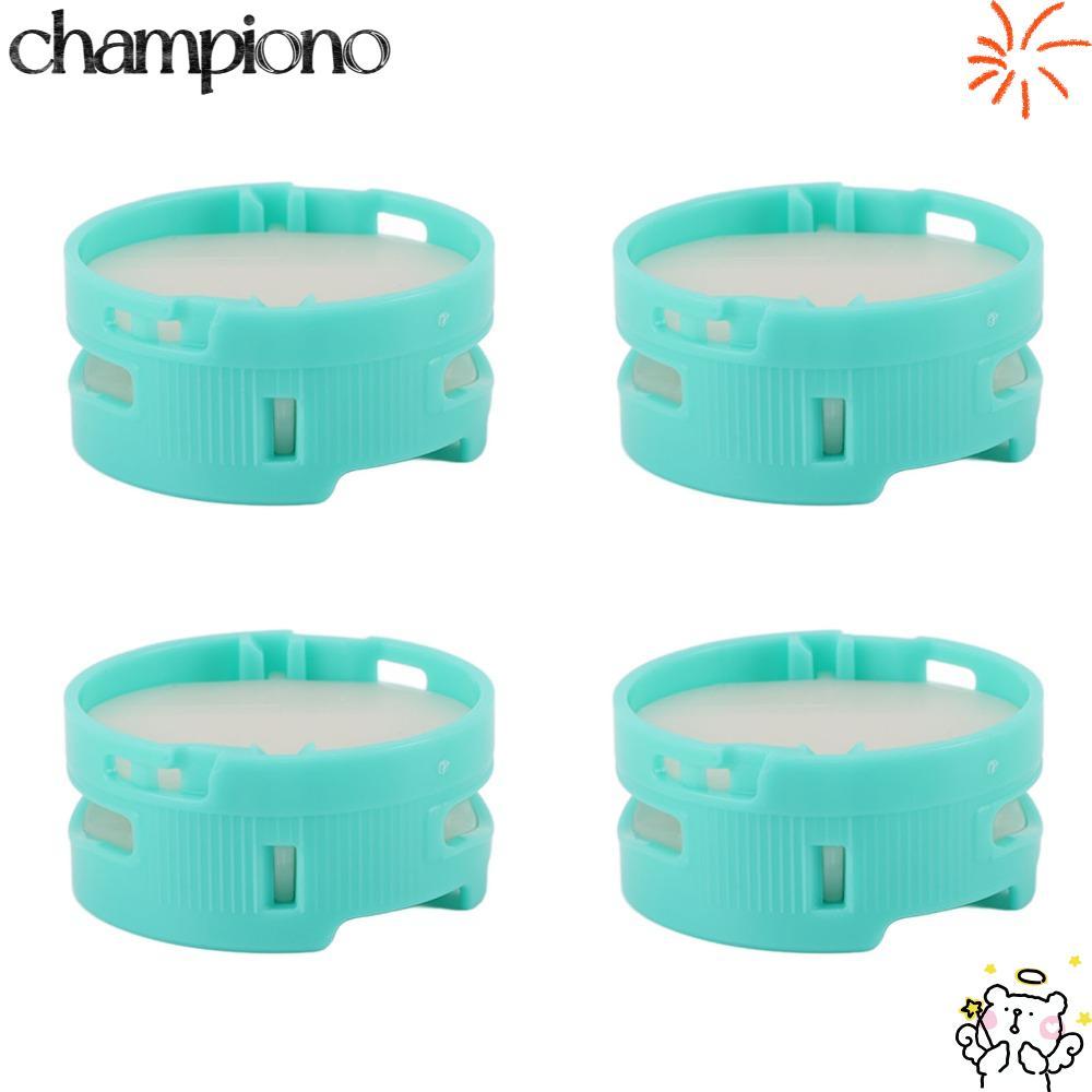CHAMPIONO 4PCS กลิ่น Neutralizer เปลี่ยนตลับหมึก,พลาสติกสีเขียวตลับหมึกเครื่องฟอกอากาศ,คลิปสําหรับ S